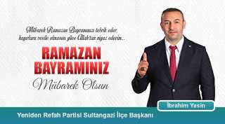 İbrahim Yasin'den Ramazan Bayramı Kutlama Mesajı