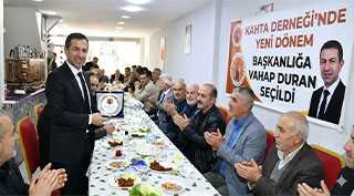 Kahta Derneği’nde Yeni Dönem: Başkanlığa Vahap Duran Seçildi