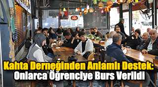 Kahta Derneğinden Anlamlı Destek: Onlarca Öğrenciye Burs Verildi