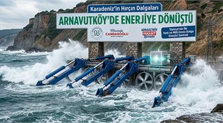 Karadeniz’in Hırçın Dalgaları Arnavutköy’de Enerjiye Dönüştü