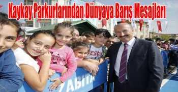Kaykay Parkurlarından Dünyaya Barış Mesajları