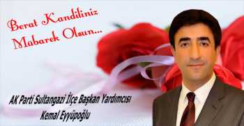 Kemal Eyyüpoğlu’dan Berat Kandili Mesajı