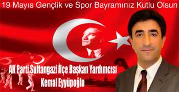 Kemal Eyyüpoğlu’ndan 19 Mayıs Gençlik ve Spor Bayramı Mesajı 