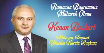 Kenan Bozkurt’tan Ramazan Bayramı Mesajı 