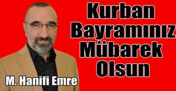 M. Hanifi Emre’den bayram mesajı