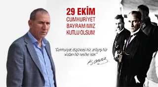 Mehmet Akkaya'dan 29 Ekim Cumhuriyet Bayramı Kutlama Mesajı
