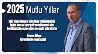 Mehmet Akkaya'dan Yeni Yıl Mesajı