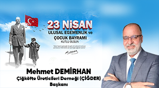 Mehmet Demirhan’dan 23 Nisan Ulusal Egemenlik ve Çocuk Bayramı Kutlama Mesajı