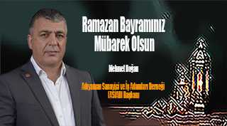Mehmet Doğan'dan Ramazan Bayramı Mesajı