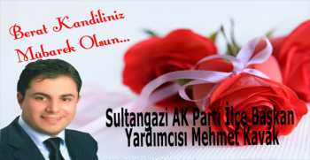 Mehmet Kavak’tan Berat Kandili Mesajı