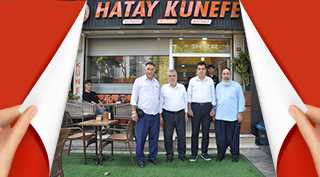 Mehmet Kazanç ve Hacı Reşat Dinç'ten Hayırlı Olsun Ziyareti