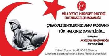 MHP Çanakkale Şehitlerini Anıyor