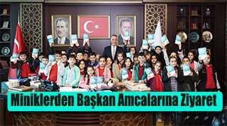Miniklerden Başkan Amcalarına Ziyaret