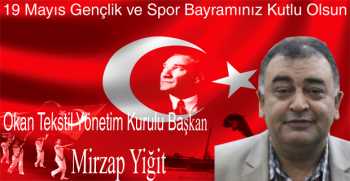 Mirzap Yiğit’ten 19 Mayıs Gençlik ve Spor Bayramı Mesajı 