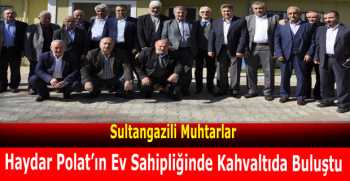 Muhtarlar Haydar Polat’ın Ev Sahipliğinde Kahvaltıda Buluştu 