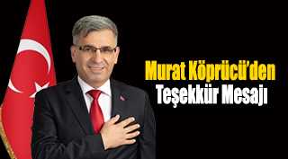  Murat Köprücü’den Teşekkür Mesajı