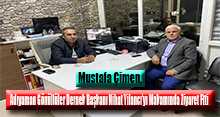 Mustafa Çimen, Adıyaman Gönüllüler Dernek Başkanı Nihat Yilancı'yı Makamında Ziyaret Etti 