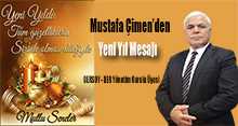 Mustafa Çimen, Yeni Yıl Dolayısıyla Bir Mesaj Yayınladı 
