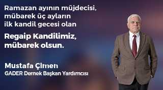 Mustafa Çimen'den Regaip Kandili Mesajı