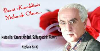 Mustafa Saraç’tan Berat Kandili Mesajı