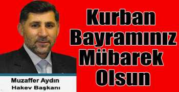 Muzaffer Aydın’dan bayram mesajı
