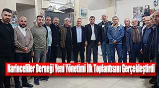 Narinceliler Derneği Yeni Yönetimi İlk Toplantısını Gerçekleştirdi
