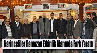 Narinceliler Ramazan Etkinlik Alanında Fark Yarattı