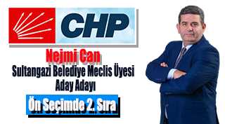 Nejmi Can, Sultangazi Belediye Meclis Üyesi Aday Adayı Olarak Ön Seçimde 2. Sıra 