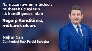 Nejmi Can'dan Regaip Kandili Mesajı