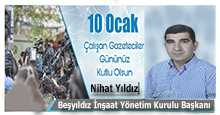 Nihat Yıldız, Çalışan Gazeteciler Gününü Kutladı 