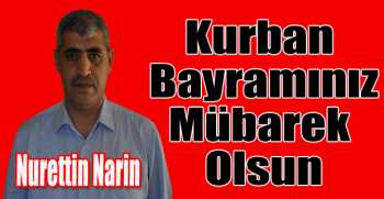 Nurettin Narin’den bayram mesajı