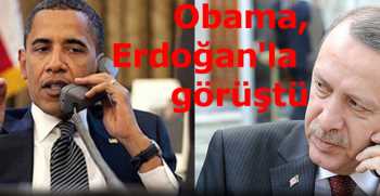 Obama, Erdoğan'la görüştü