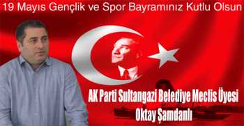 Oktay Şamdanlı’dan 19 Mayıs Gençlik ve Spor Bayramı Mesajı 