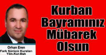 Orhan Eren’den bayram mesajı