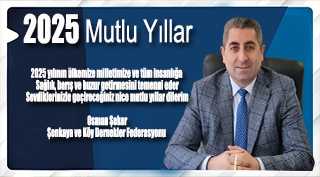 Osman Şeker den Yeni Yıl Mesajı