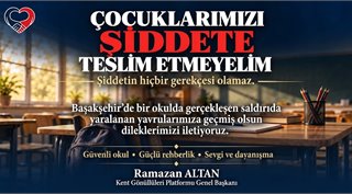 RAMAZAN ALTAN’DAN ÇAĞRI: “OKUL SALDIRILARI HER YÖNÜYLE ARAŞTIRILMALI”