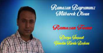 Ramazan Tosun’dan Ramazan Bayramı Mesajı 