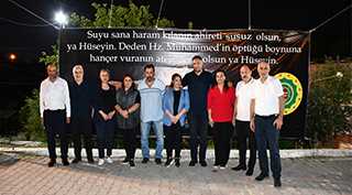 Ramazan Yıldırım, Melike ve Ahmet Demir’in Oruç Açma Lokmasında Canlarla Buluştu