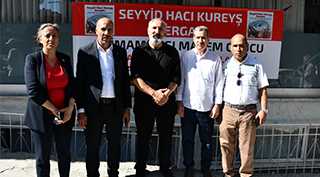 Ramazan Yıldırım, Seyyit Hacı Kureyş Dergahı'nın 12 İmam Yası Matem Lokmasına Katıldı