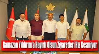 Ramazan Yıldırım'a Hayırlı Olsun Ziyaretleri Hız Kesmiyor