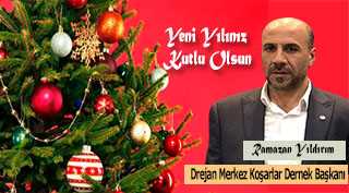 Ramazan Yıldırım'dan Yeni Yıl Kutlama Mesajı