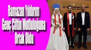 Ramazan Yıldırım Genç Çiftin Mutluluğuna Ortak Oldu