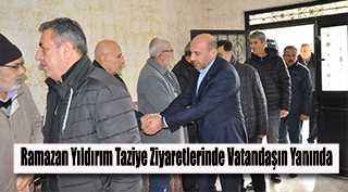 Ramazan Yıldırım Taziye Ziyaretlerinde Vatandaşın Yanında