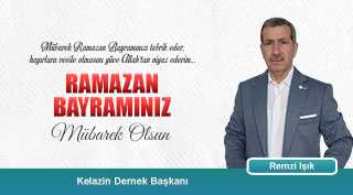 Remzi Işık’tan Ramazan Bayramı Kutlama Mesajı