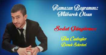 Sedat Güngörmez’den Ramazan Bayramı Mesajı 