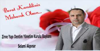 Selami Akpınar’dan Berat Kandili Mesajı