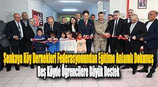 Şenkaya Köy Dernekleri Federasyonundan Eğitime Anlamlı Dokunuş: Beş Köyde Öğrencilere Büyük Destek
