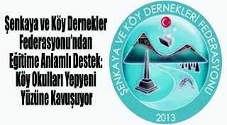 Şenkaya ve Köy Dernekler Federasyonu’ndan Eğitime Anlamlı Destek: Köy Okulları Yepyeni Yüzüne Kavuşuyor