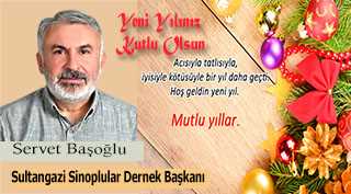 Servet Başoğlu'ndan Yeni Yıl Kutlama Mesajı