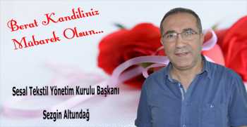 Sezgin Altundağ'dan Berat Kandili Mesajı